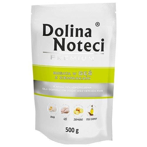 Корм влажный для собак с мясом гуся и картофелем в паучах Dolina Noteci Premium 10 шт. 5 кг (1695255100)