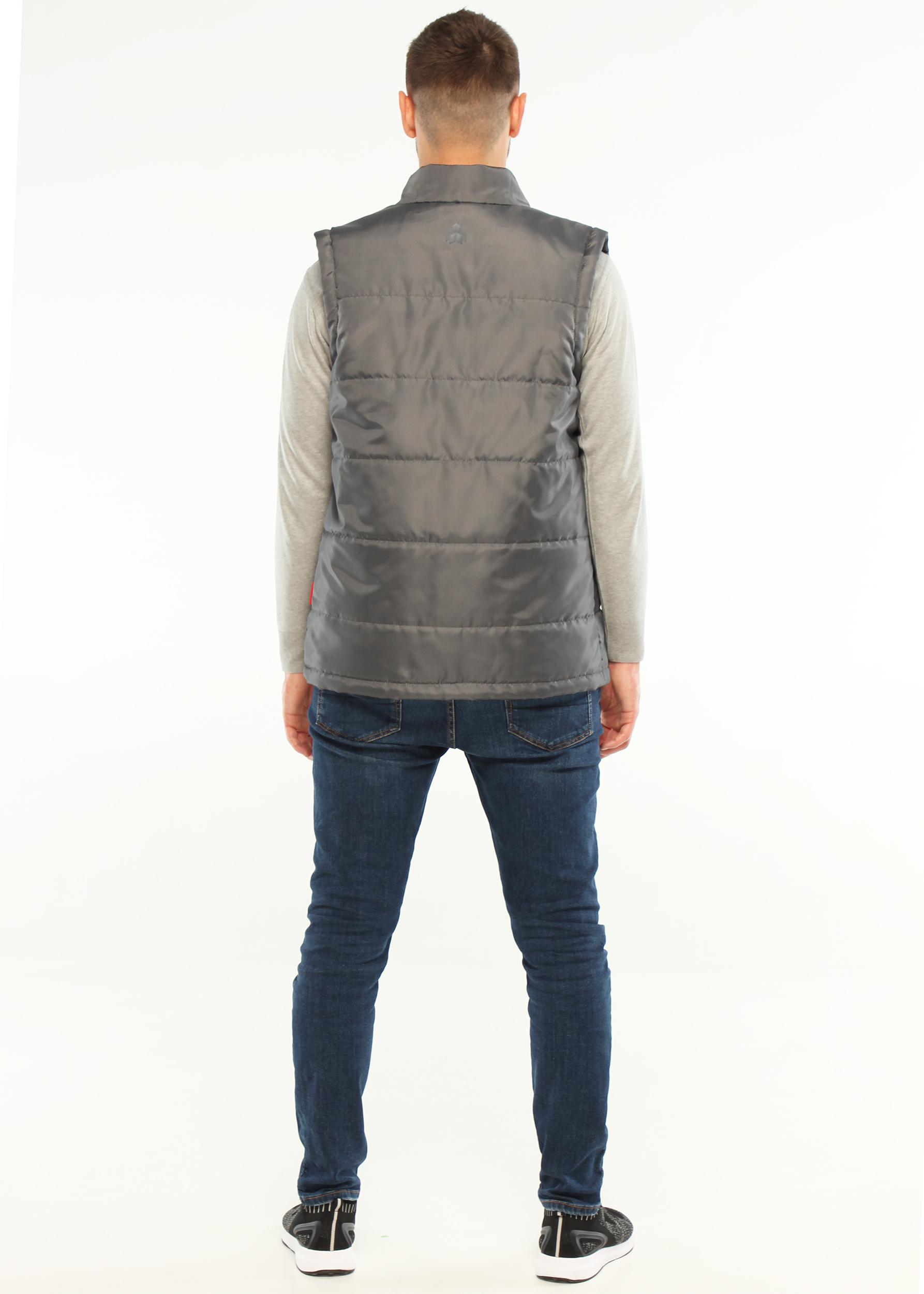 Жилет рабочий 180021 утепленный р. 44-46 Серый (18002102) - фото 4 Жилет рабочий 180021 утепленный р. 44-46 Серый (18002102) - фото 4