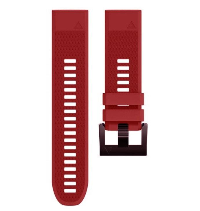 Силиконовый ремешок Primo для часов Garmin Fenix 3/3HR/Fenix 5X/6X Red (1002005310)