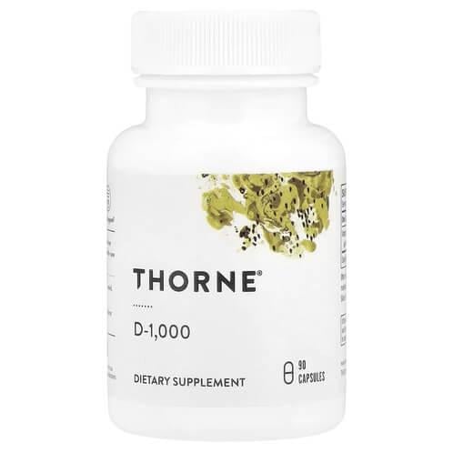 Витамин D Thorne D-1,000 90 Capsules (THR-12801)