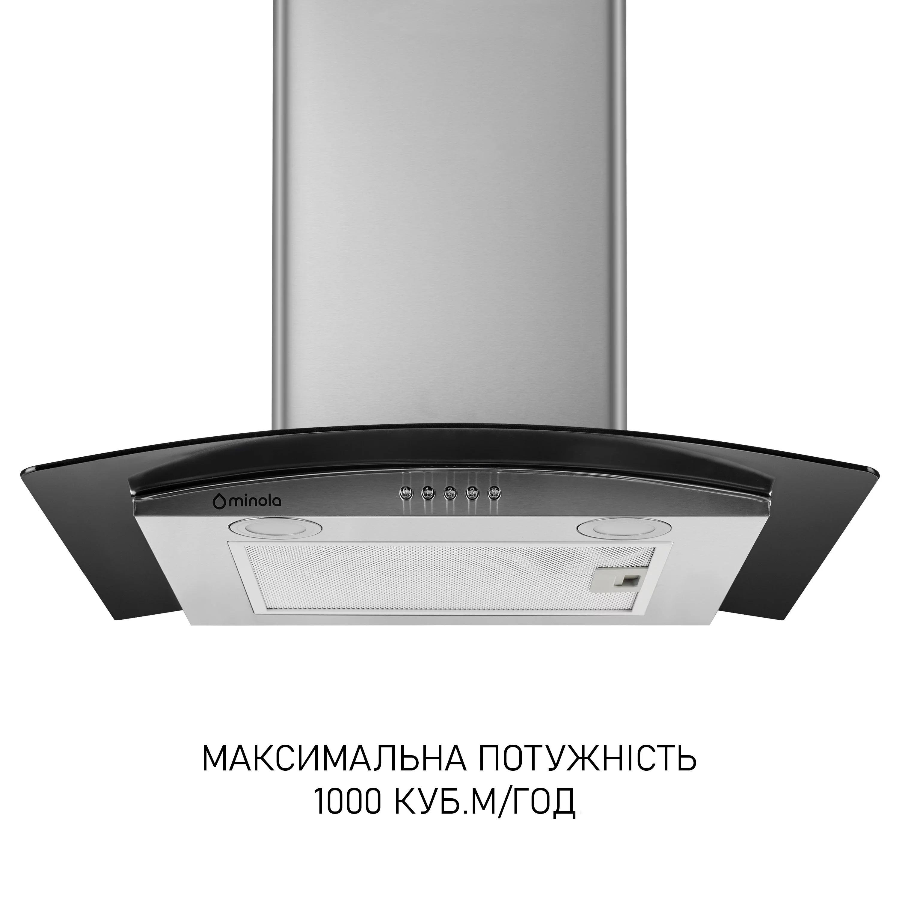Вытяжка декоративная Minola MTG 6642 I LED - фото 2