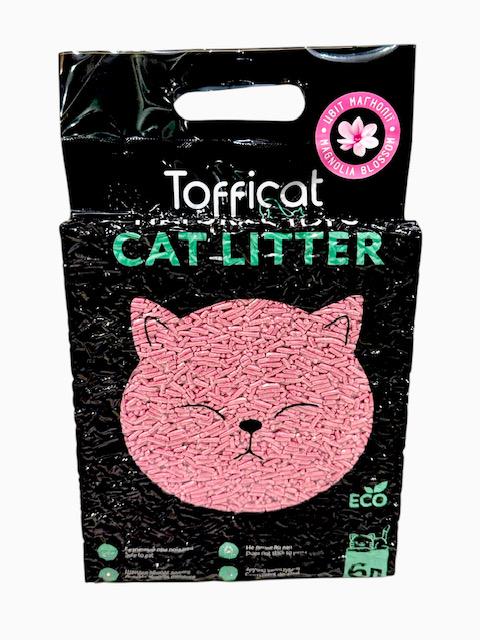 Наповнювач тофу для котячого туалету Tofficat гранульований Цвіт магнолії 7,8 кг/18 л (0022) - фото 2 Наповнювач тофу для котячого туалету Tofficat гранульований Цвіт магнолії 7,8 кг/18 л (0022) - фото 2