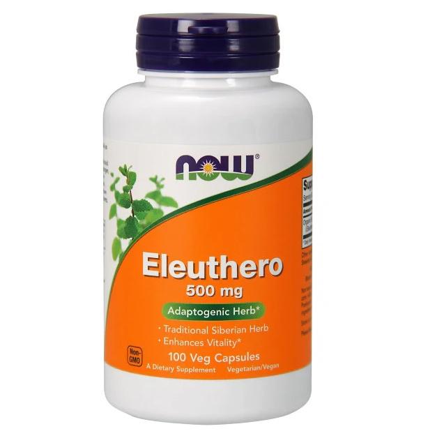 Женьшень NOW Foods Eleuthero 500 mg 100 Veg Caps