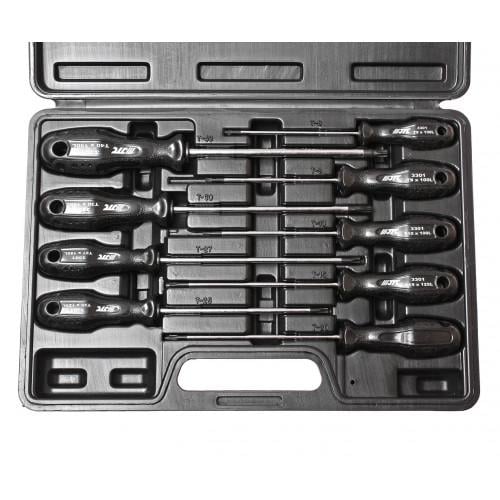 Набор отверток TORX T8-T40 9 шт. (3301 JTC) - фото 2