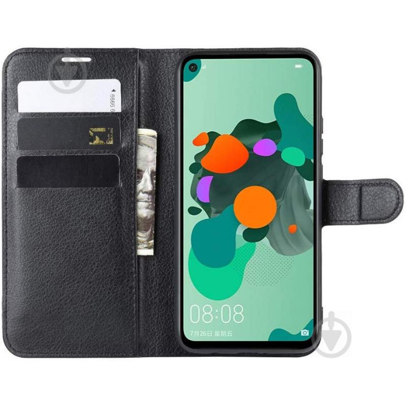 Чехол-книжка Litchie Wallet для Huawei Mate 30 Lite / Nova 5i Pro Black (hub_DKJv84342) - фото 3