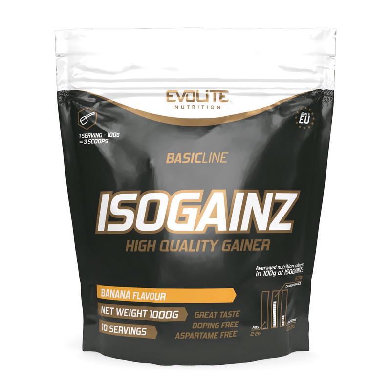 Гейнер Evolite Nutrition Iso Gainz 1 кг Банан (22171-01)