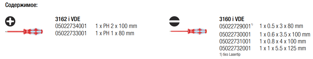 Набор отверток WERA изолированных из нержавеющей стали + подставка 3160 i/7 (SL, PH) (05022728001) - фото 10