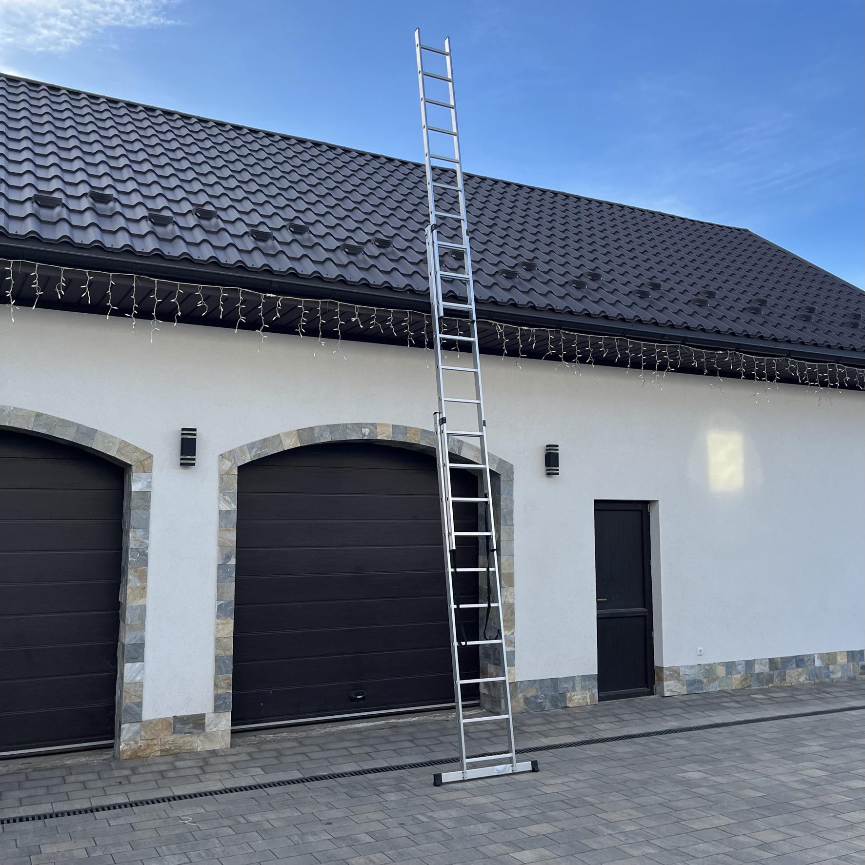 Лестница 3-секционная универсальная Higher 3х10/6,45 м - фото 3 Лестница 3-секционная универсальная Higher 3х10/6,45 м - фото 3