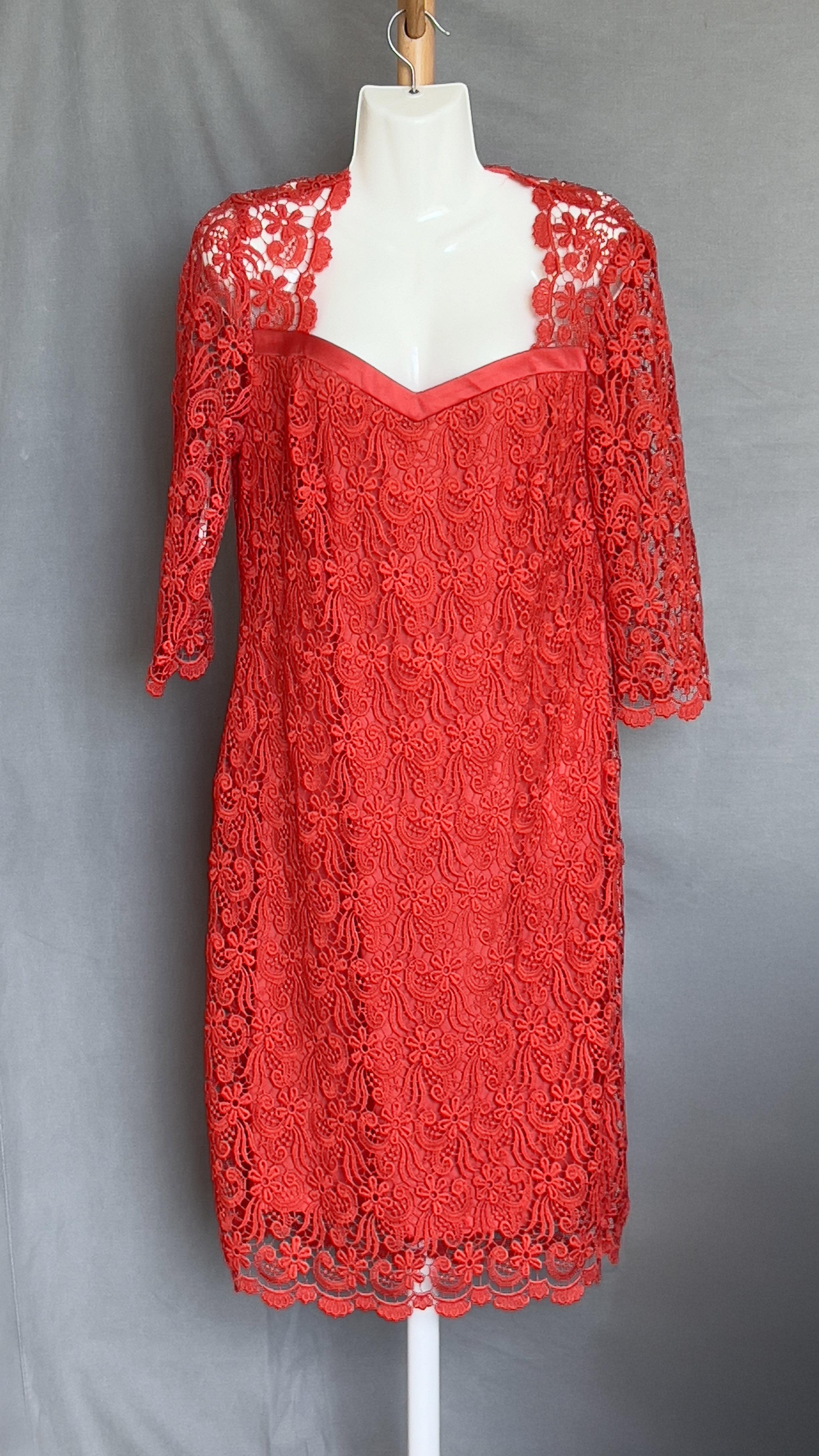 Сукня Achosa з мереживом XL Червоний (1880450)