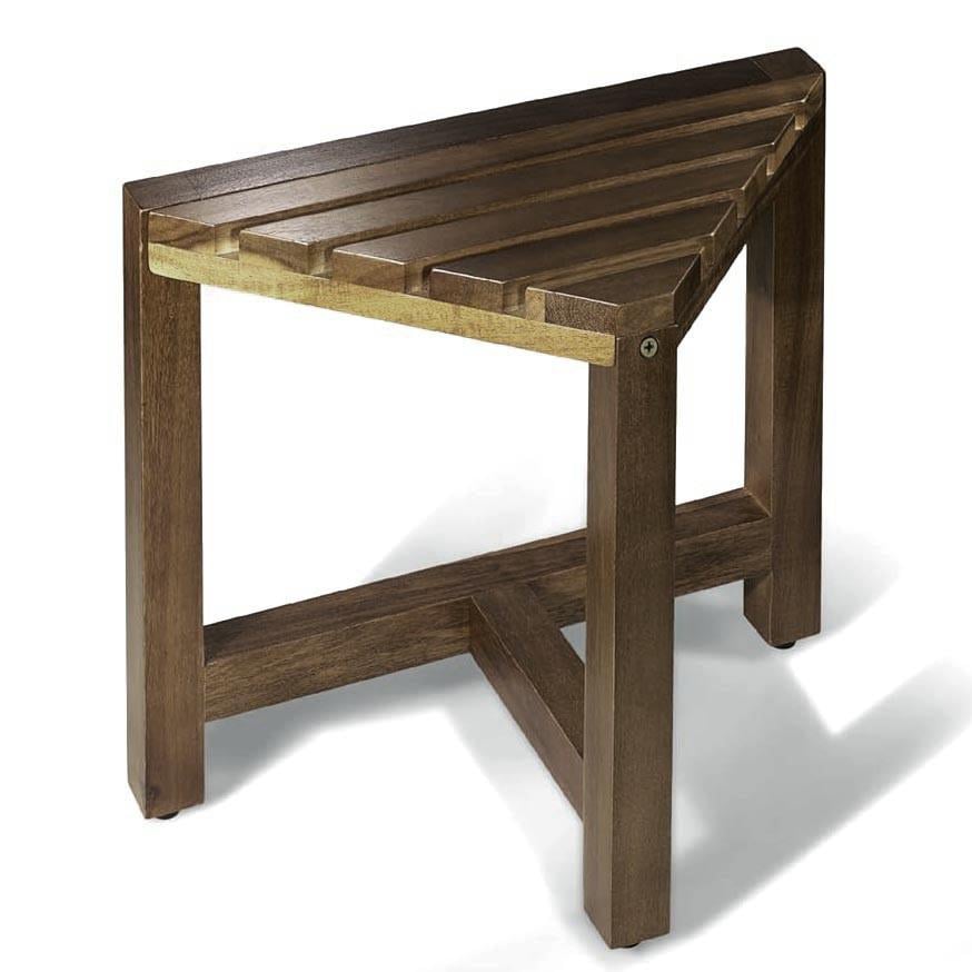 Табурет для ванной из дерева Солид Сепия (ТВН-000108)