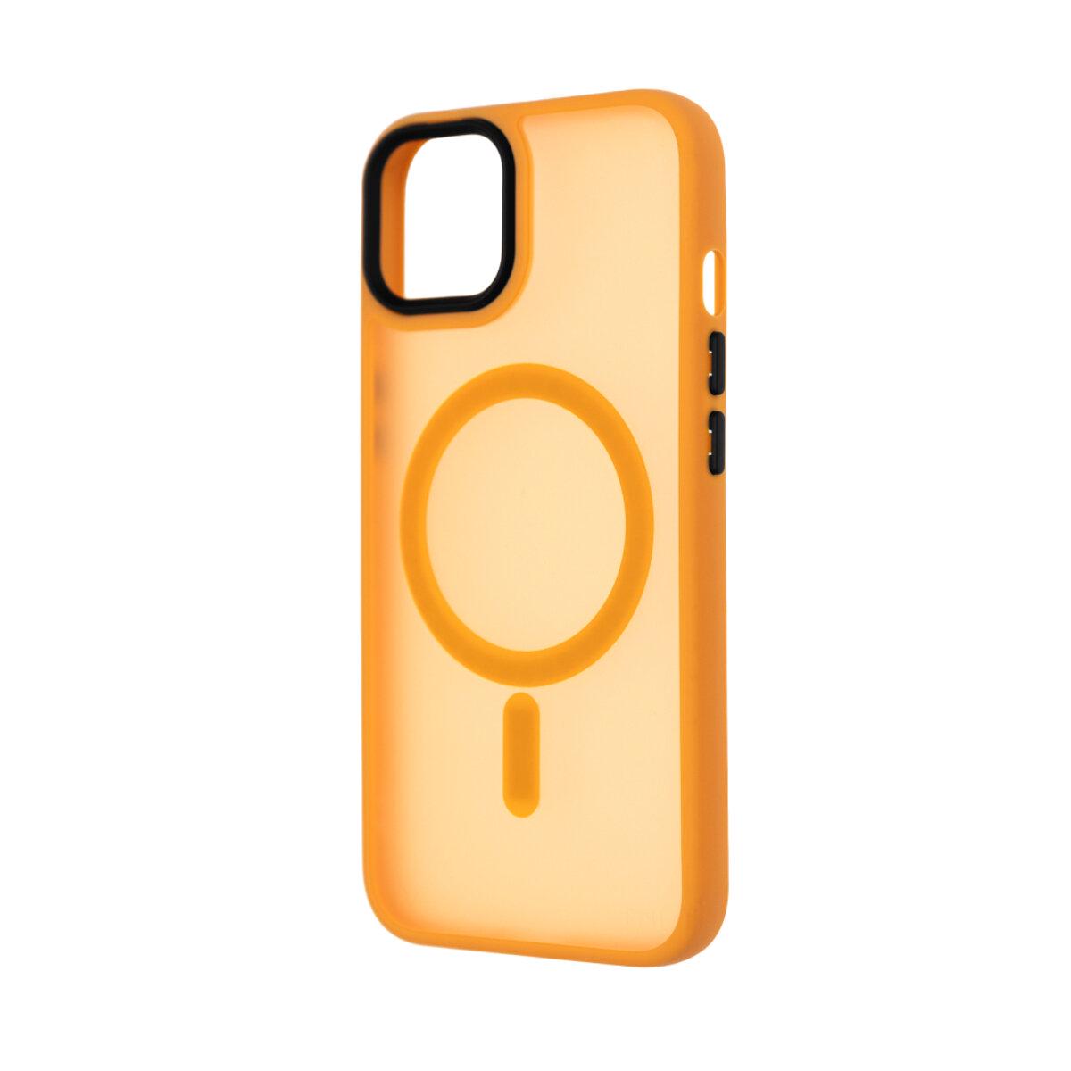 Противоударный чехол для Apple iPhone 13 Cosmic Magnetic Color HQ / Orange