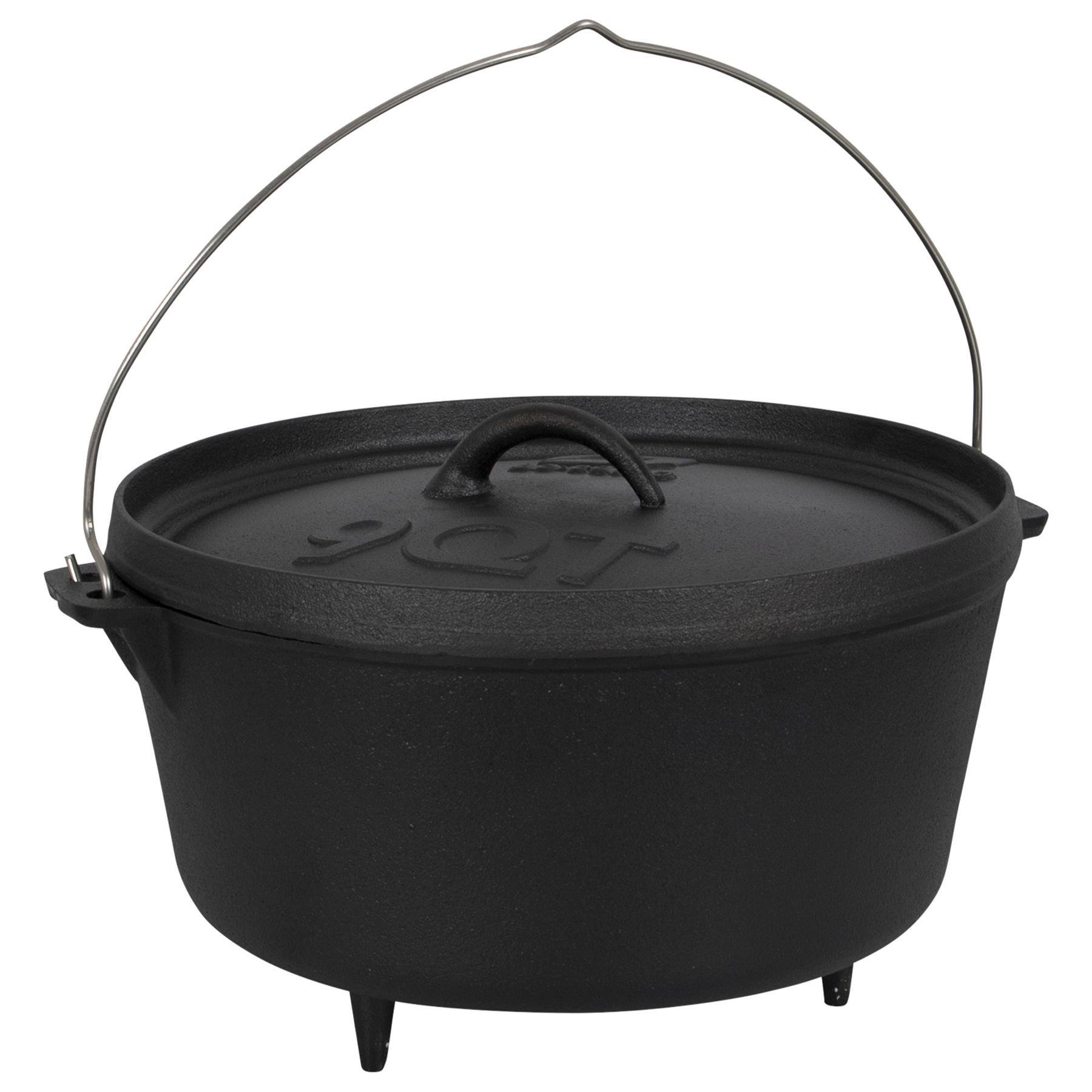 Казан с крышкой Bo-Camp Dutch Oven Cast Iron 31 см/7,1 л Black (2122415) - фото 1 Казан с крышкой Bo-Camp Dutch Oven Cast Iron 31 см/7,1 л Black (2122415) - фото 1