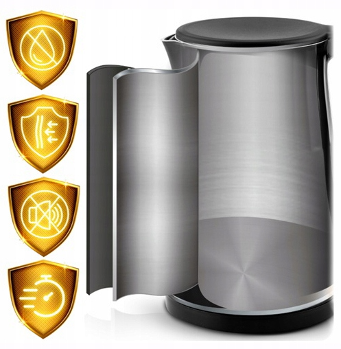 Електрочайник Kamille з регулятором температури 2200 Вт 1,7 л (30445476) - фото 9