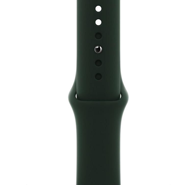 Ремешок силиконовый Band Sport Series for Apple Watch 41/40/38 мм Dark Green