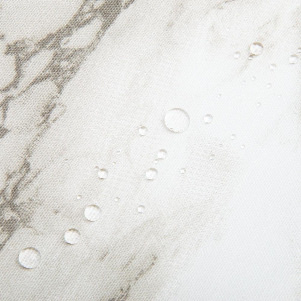 Тканина декоративна скатерна бавовна з водовідштовхувальним просоченням 220 гр/м2 180 см Сіро-білий мармур (26930)