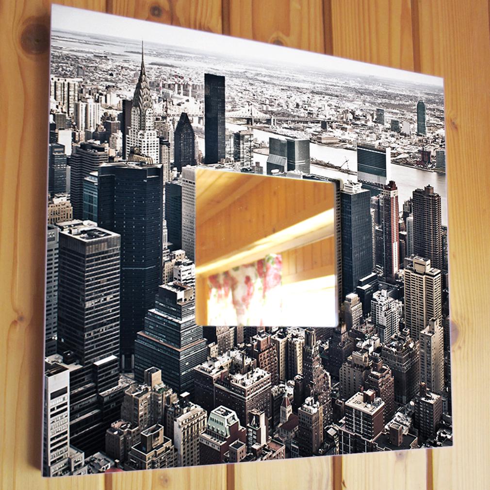 Зеркало декоративное Нью Йорк США 260х260 мм (M03051) Зеркало декоративное Нью Йорк США 260х260 мм (M03051)