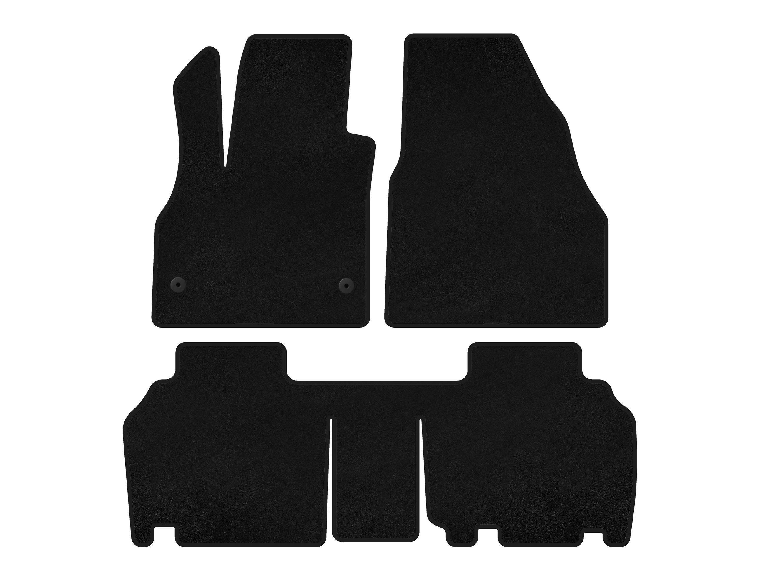 Коврики Digital Designs Classic для Renault Kangoo 2008-2020 гг. ткань Черный (136248)