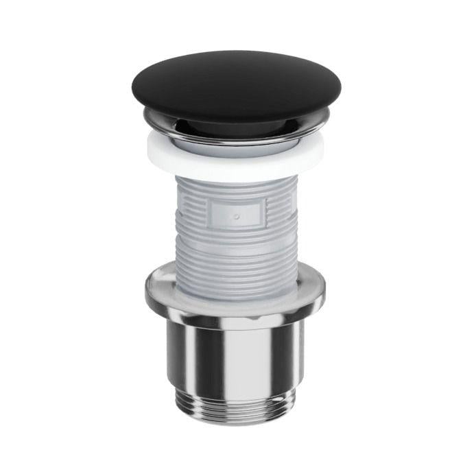 Клапан донный Excellent Design Click-Clack 1 1/4" для умывальника и биде Черный матовый (ARIN.1485.K.01.BLMCR)