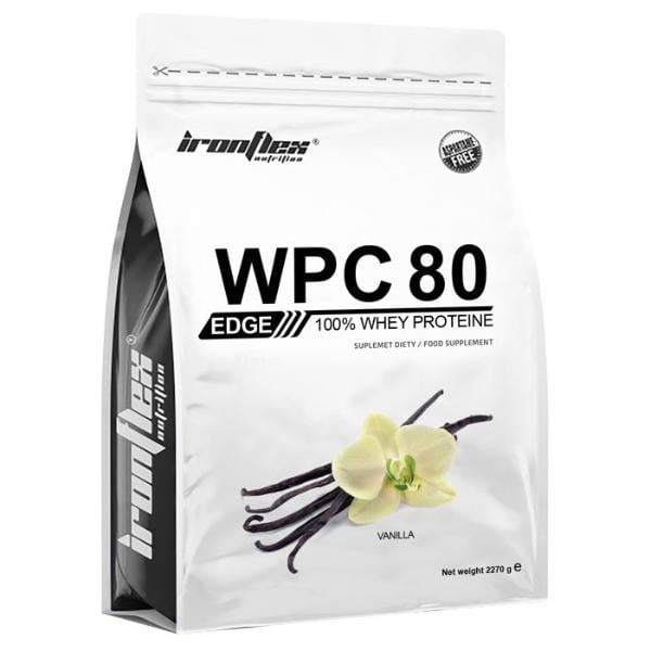 Протеин IronFlex WPC 80eu EDGE 2270 г 75 порций Vanilla (000023453)