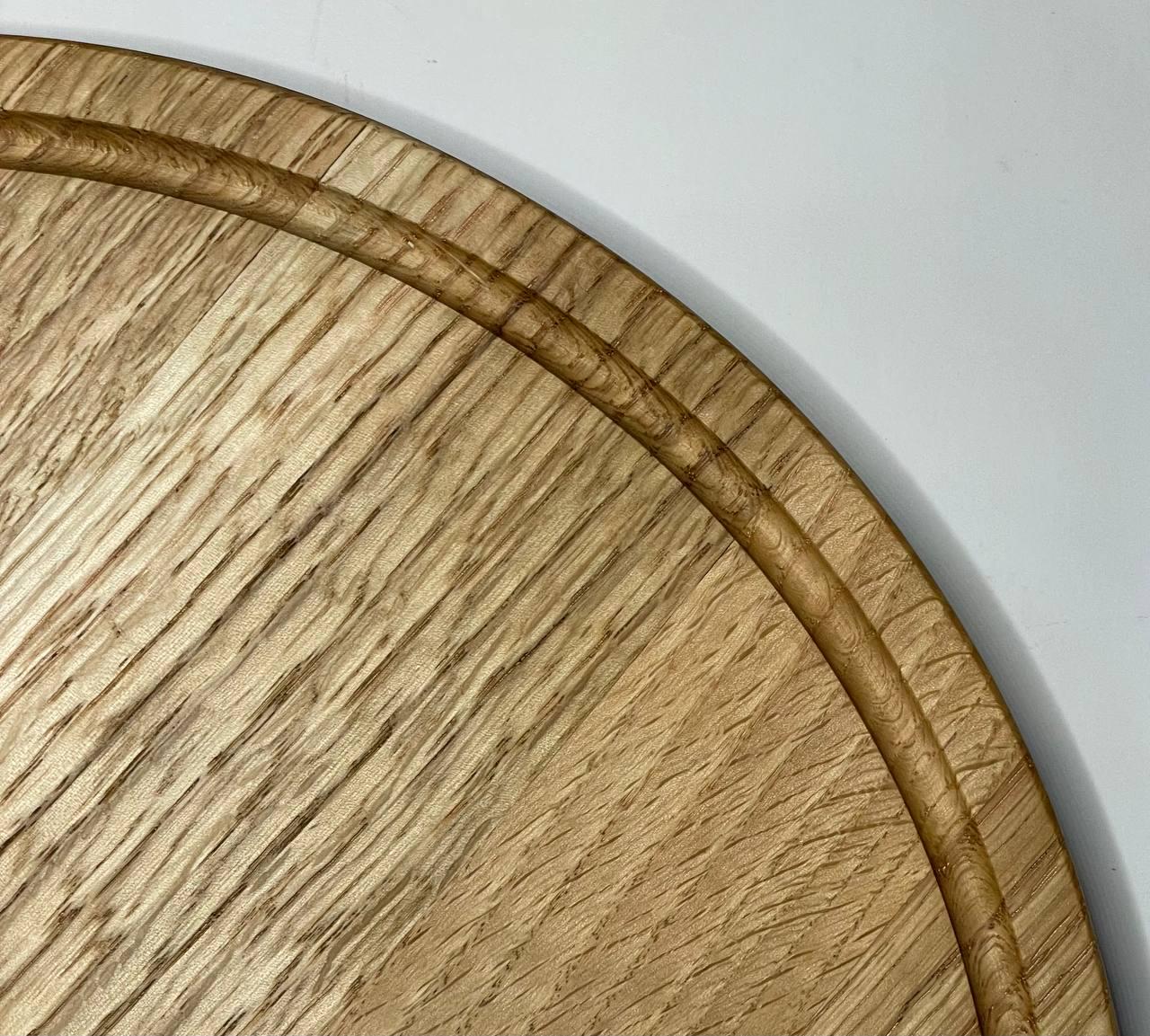 Доска дубовая для пиццы 30 см (9270227) - фото 4