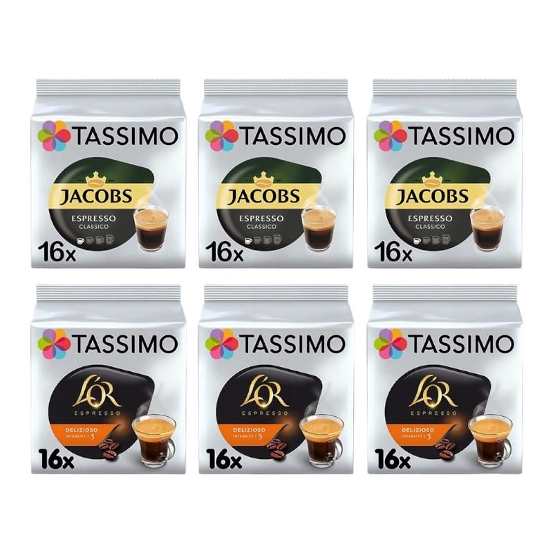 Набор кофе в капсулах Jacobs Tassimo Set 13 96 капсул