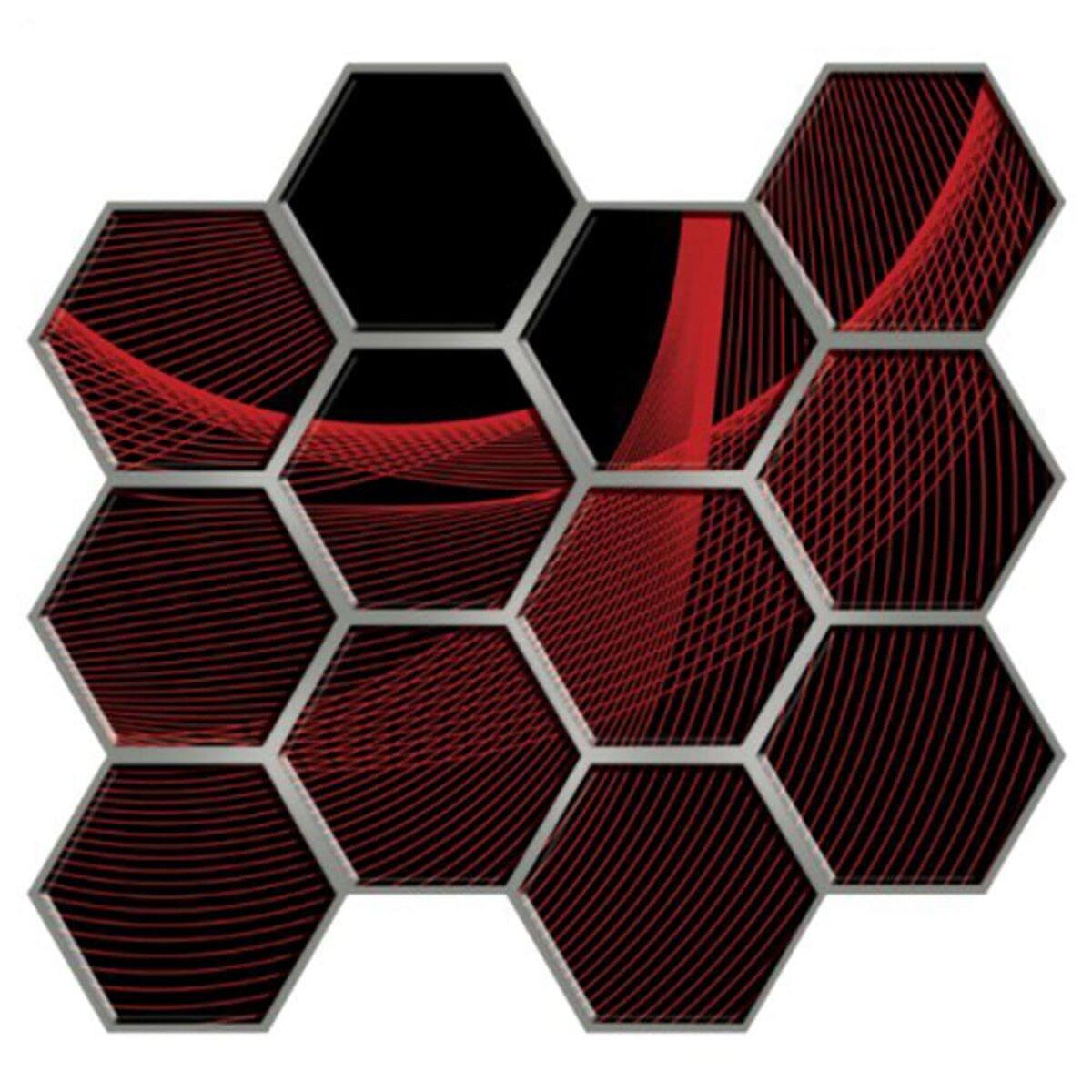 Декоративная плитка ПВХ Соты СПП-503 на самоклейке 280х300х5 мм (SW-00000667)