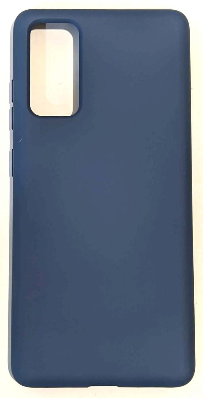 Силікон Silicone Case Samsung G780/S20 FE DARK BLUE - фото 1