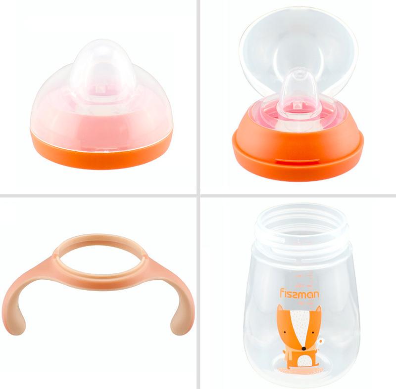 Бутылочка детская для кормления Fissman Babies хитрый лис с ручками 260 мл - фото 3 Бутылочка детская для кормления Fissman Babies хитрый лис с ручками 260 мл - фото 3