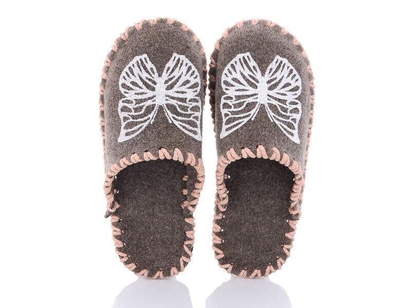 Тапочки фетровые женские VENDS 203 р. 36-37 Бежевый