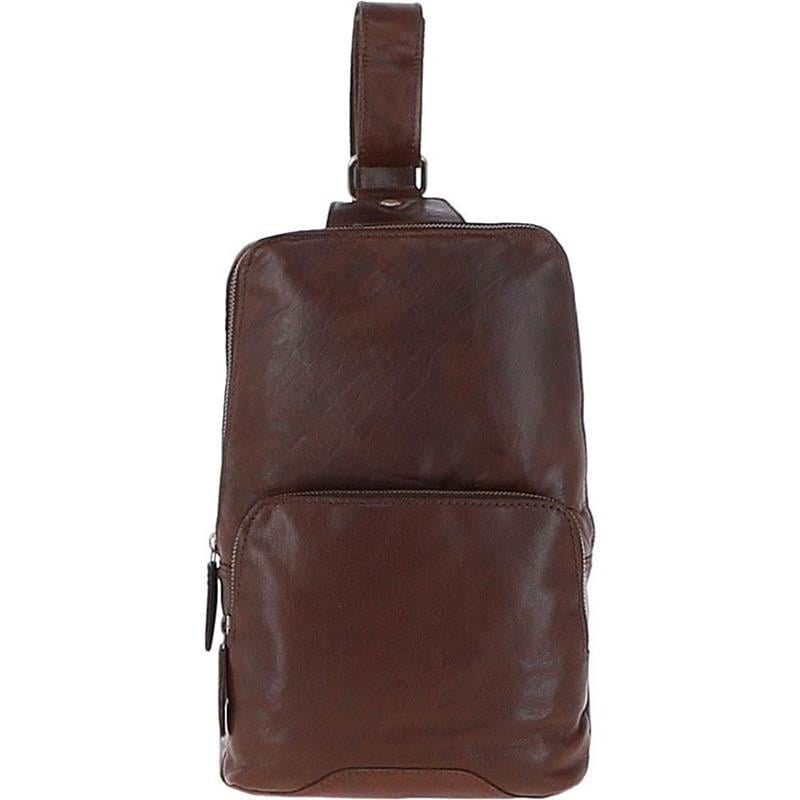 Мужская сумка-слинг Ashwood G39 5 л Brandy (G39 BRANDY)