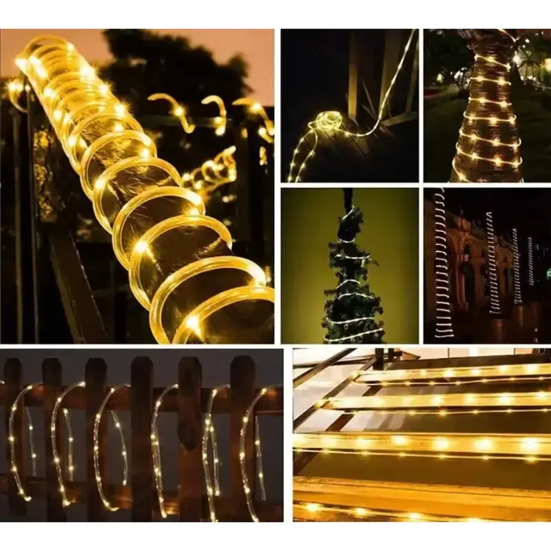 Гірлянда LED зовнішня герметична Duralight 100 м з перемикачем режимів Теплий Білий (30291573) - фото 7 Гірлянда LED зовнішня герметична Duralight 100 м з перемикачем режимів Теплий Білий (30291573) - фото 7