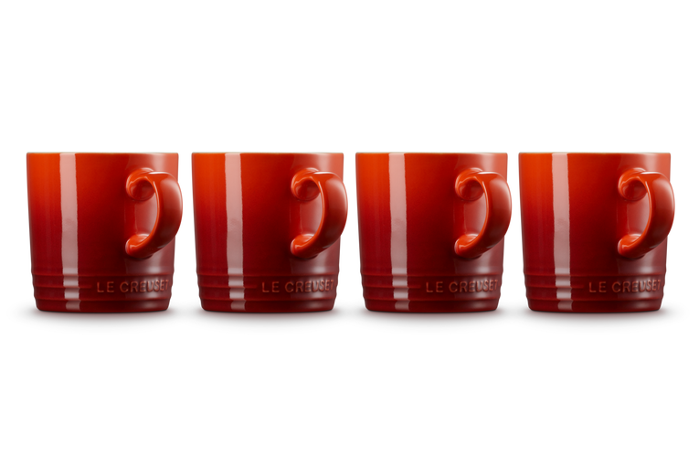 Набор чашек для чая Le Creuset Cerise 4 шт. 350 мл (79113350600000) - фото 3 Набор чашек для чая Le Creuset Cerise 4 шт. 350 мл (79113350600000) - фото 3