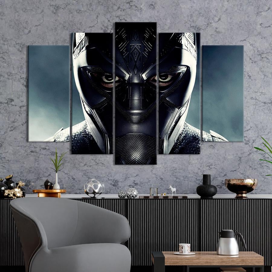 Настінний декор Культовий персонаж Марвел Чорна пантера 187x119 см (A35-5)