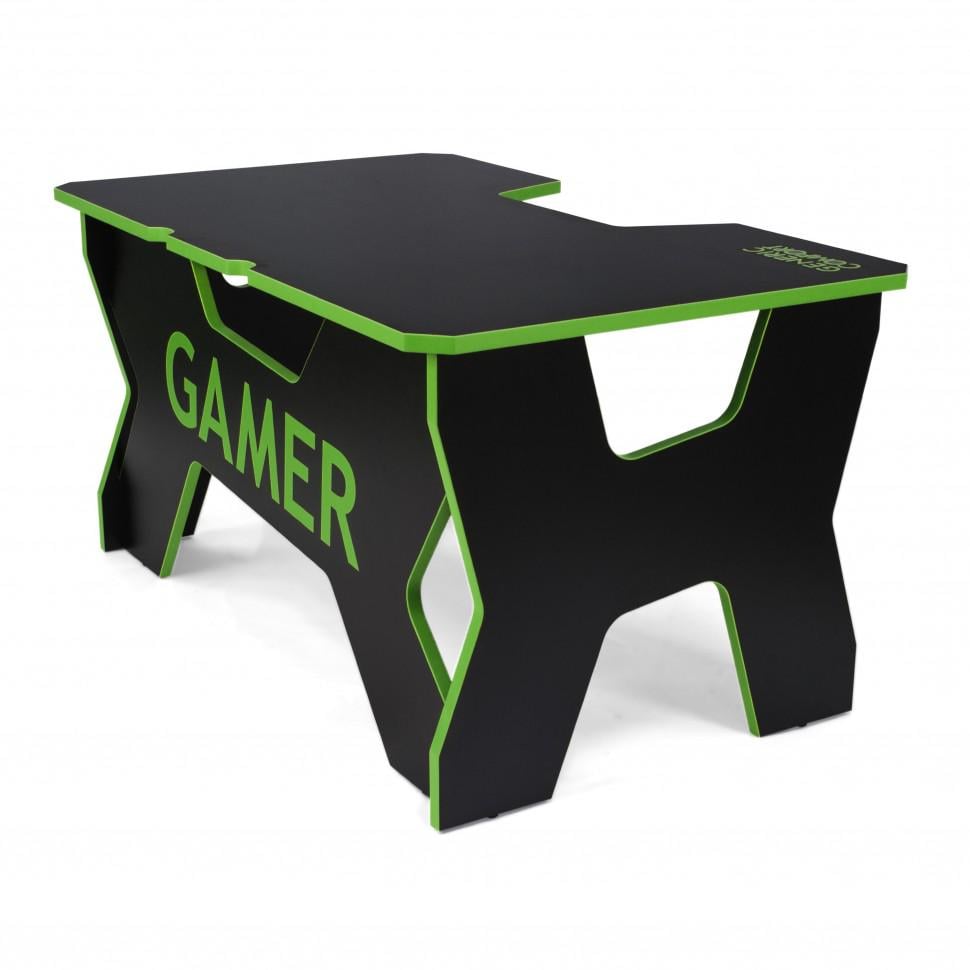 Стол геймерский CNC Mebli ХGamer Generic большой Black/Green