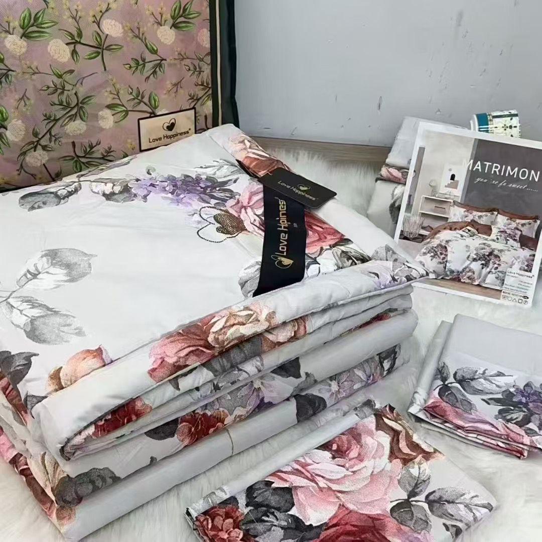 Комплект постельного белья с одеялом евро (70995)