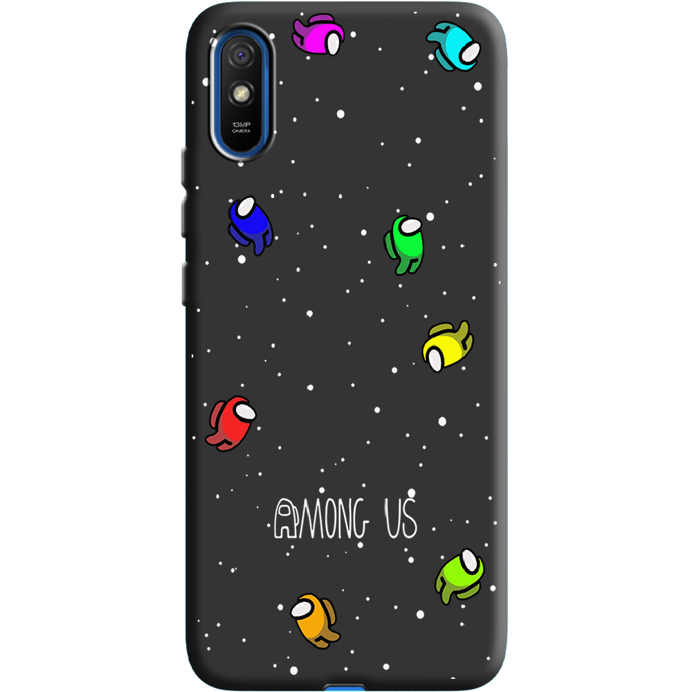 Чохол BoxFace Xiaomi Redmi 9A Among Us Invisible Чорний силікон (40304-bk76-40509) - фото 1