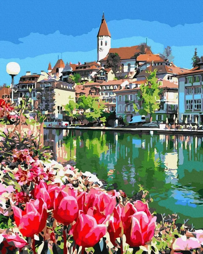 Картина по номерам Brushme Пражский канал 40x50 см (BRM45757)