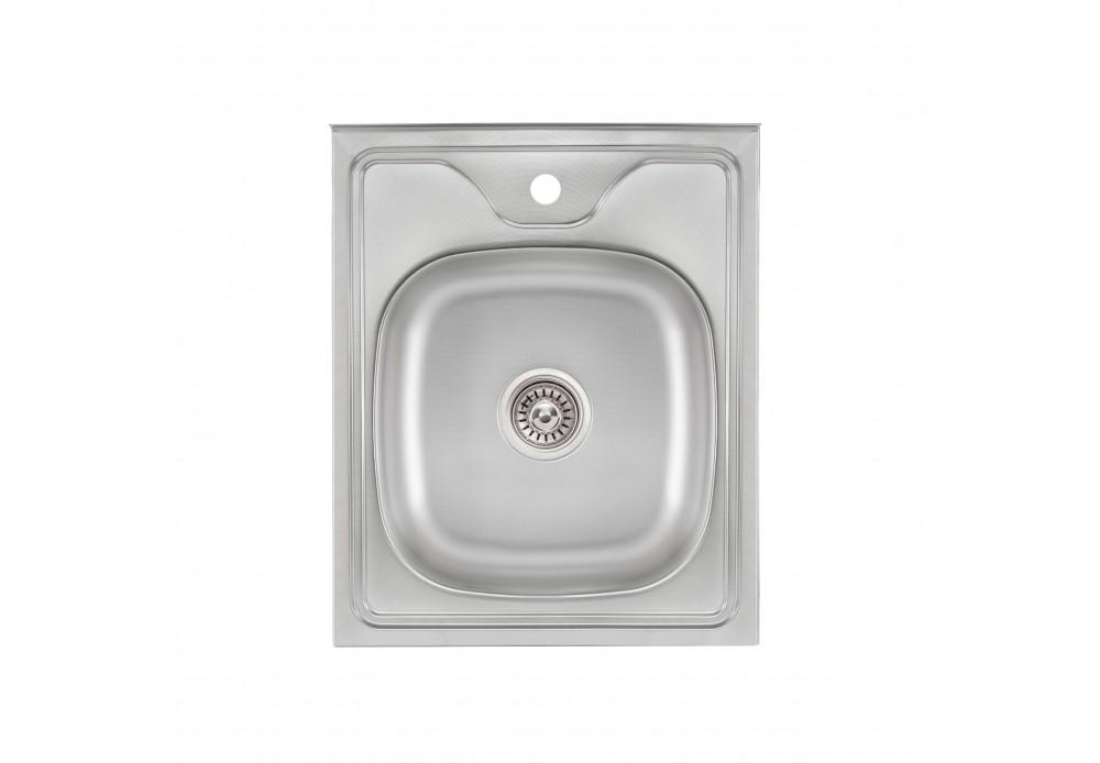 Кухонная мойка Lidz 5060 0,6 мм Decor (LIDZ506006DEC)
