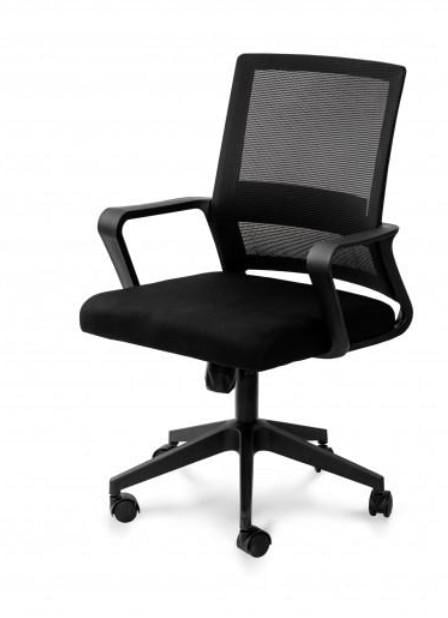 Стул офисный компьютерный Мікс Меблі Байт Черный Стул офисный компьютерный Мікс Меблі Байт Черный