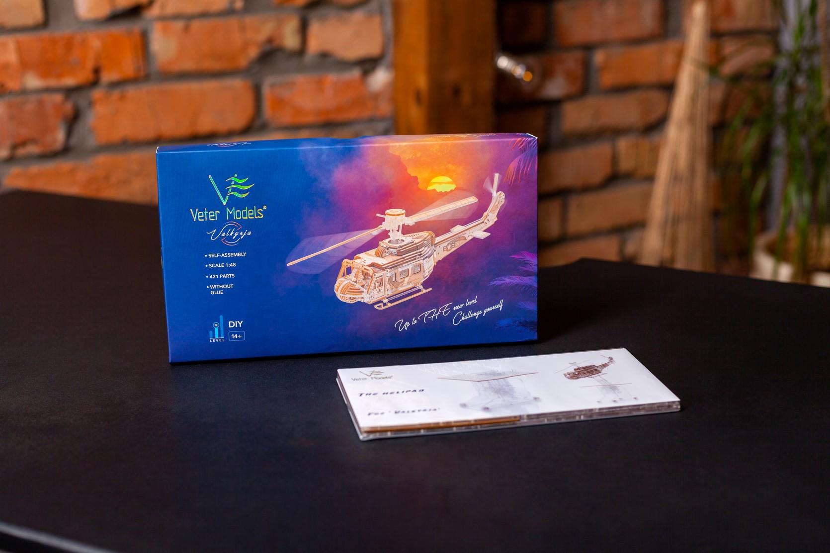 Конструктор дерев'яний Vіter Models Гелікоптер Валькірія (Valkyrja) - фото 10 Конструктор дерев'яний Vіter Models Гелікоптер Валькірія (Valkyrja) - фото 10