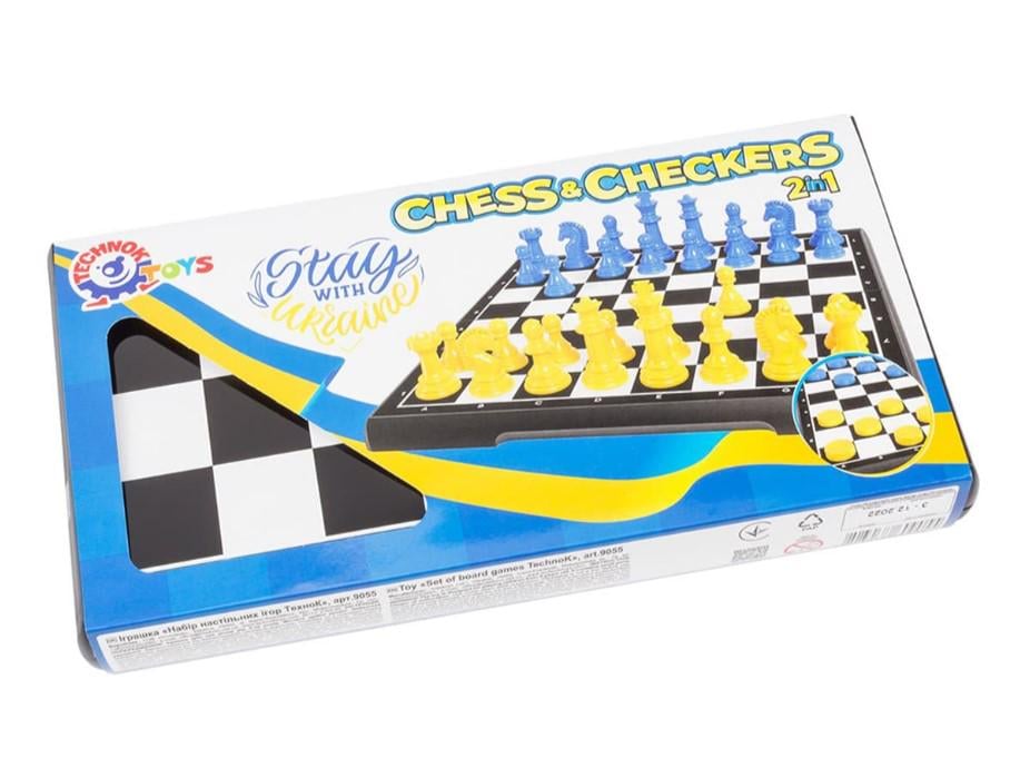 Настільна гра Technok Chess&Checkers 2в1 (AWN-00553)