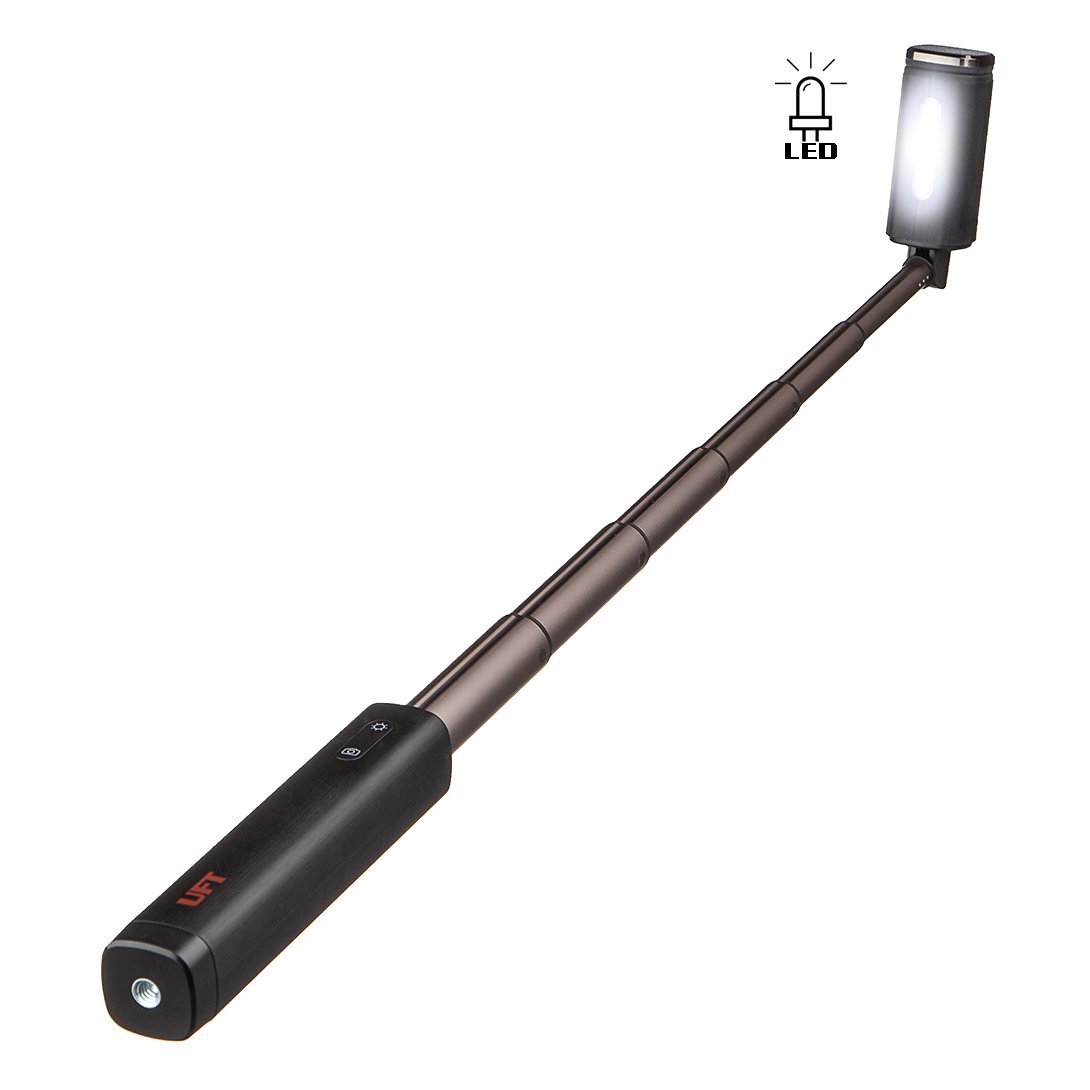 Монопод со вспышкой и Bluetooth UFT SS23 Tokyo Selfie Stick Black