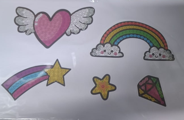 Набір для творчості Алмазна мозаїка Сердце FG24062201B-1 фігурки-наліпки (RLT47139) Набір для творчості Алмазна мозаїка Сердце FG24062201B-1 фігурки-наліпки (RLT47139)