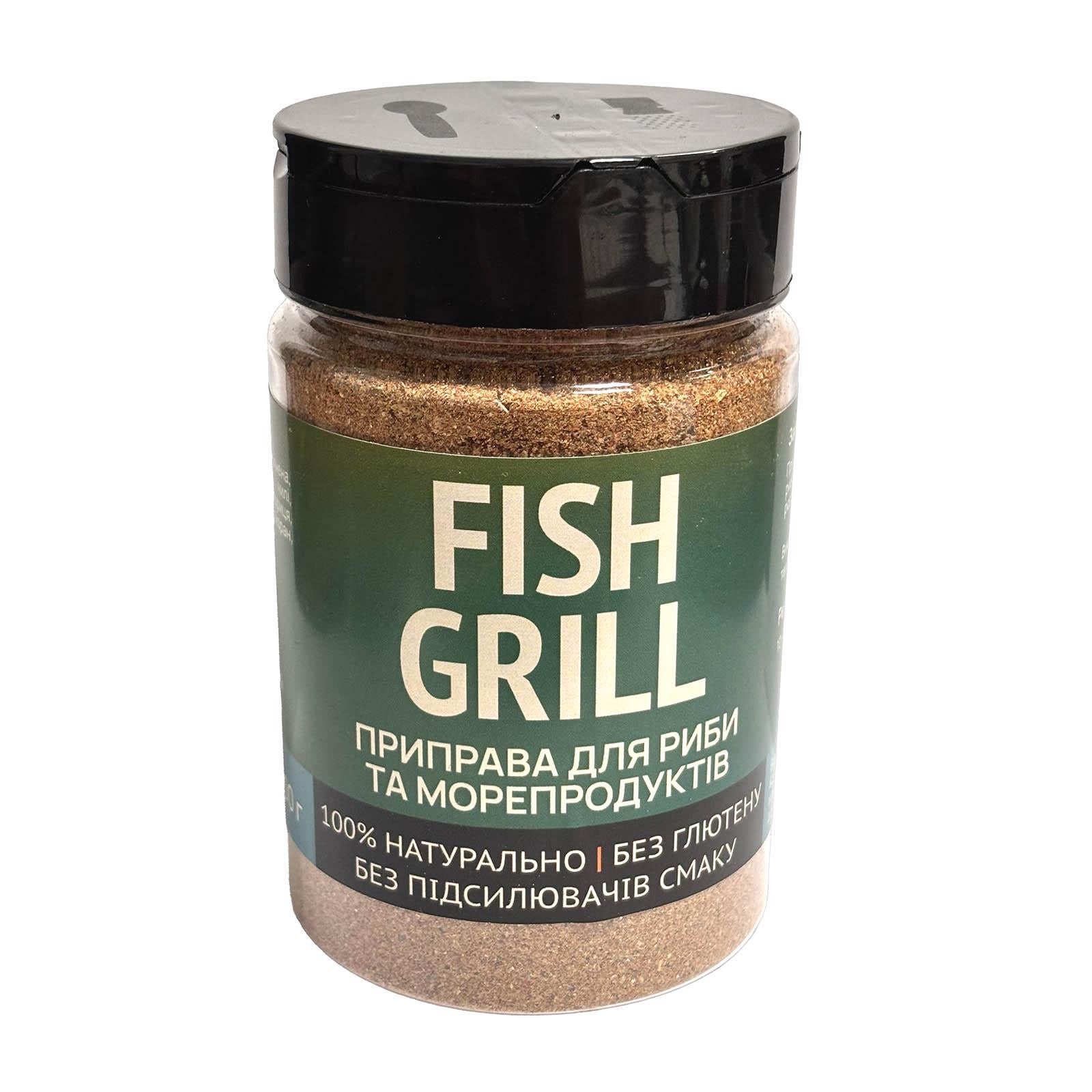 Приправа для рыбы и морепродуктов Горячий попугай Fish Grill 200 г