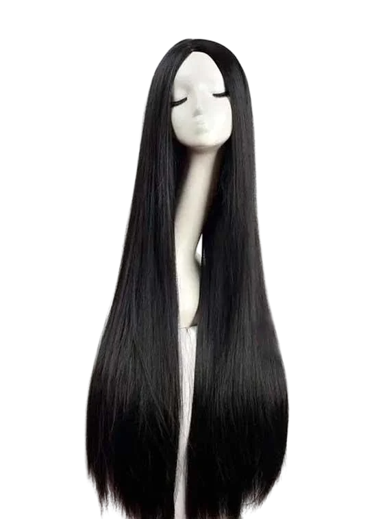 Перука рівне аніме без човники 100 см Брюнетка (X0000932-1)