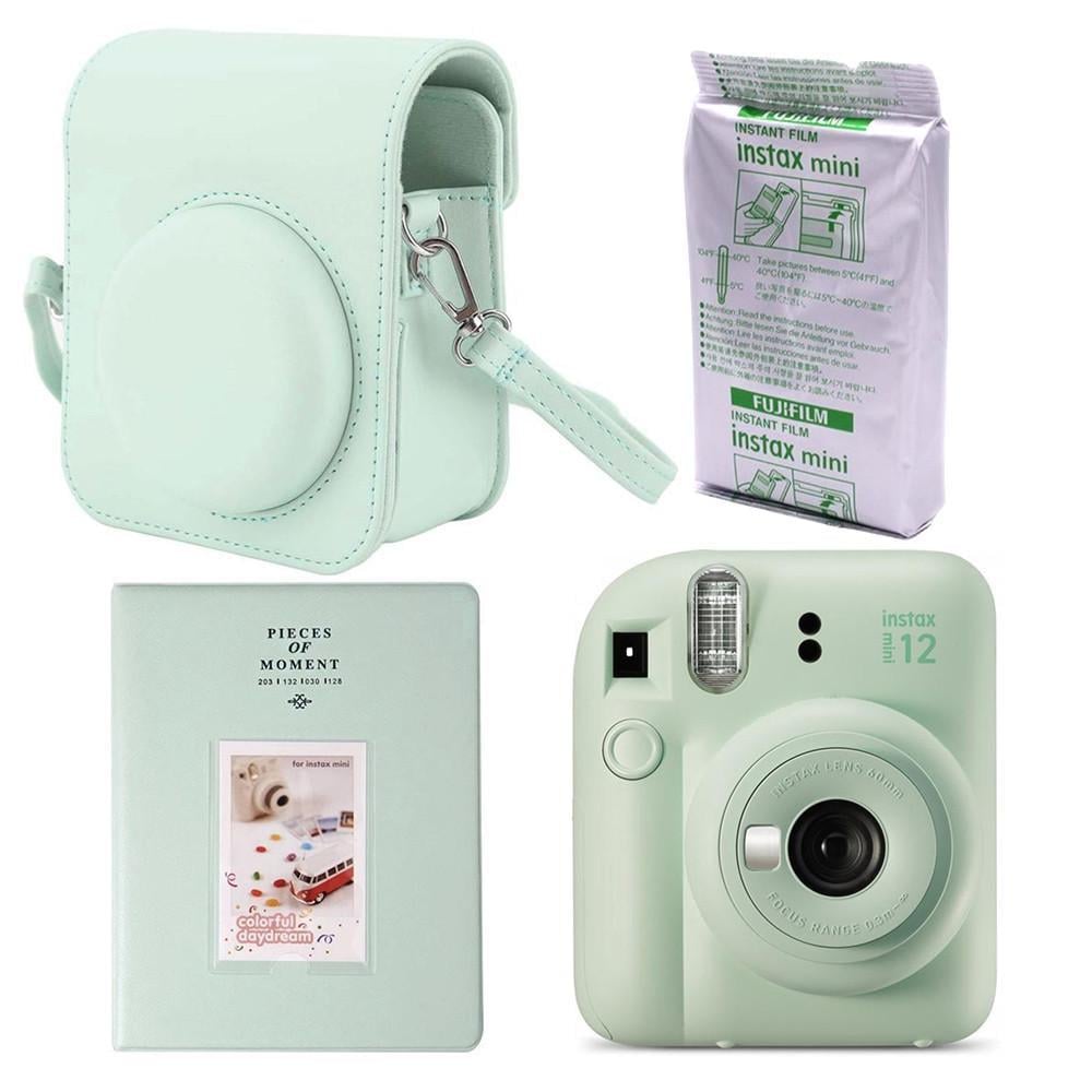 Подарунковий набір Fujifilm Instax Mini 12 фотопапір 10 шт./чохол/фотоальбом 64 фото Зелений