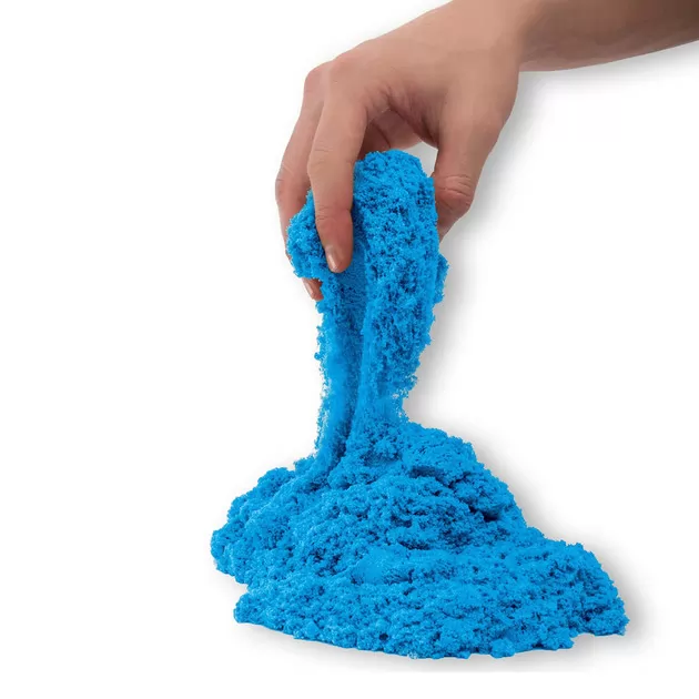 Песок для детского творчества KINETIC SAND COLOUR 907 г Синий (71453B) - фото 3