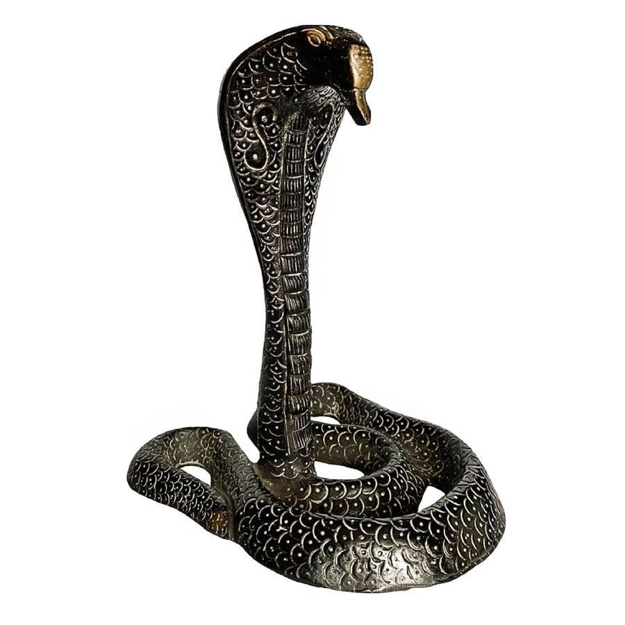 Статуэтка змея Silk Route Snake 19,5х16х15 см латунь