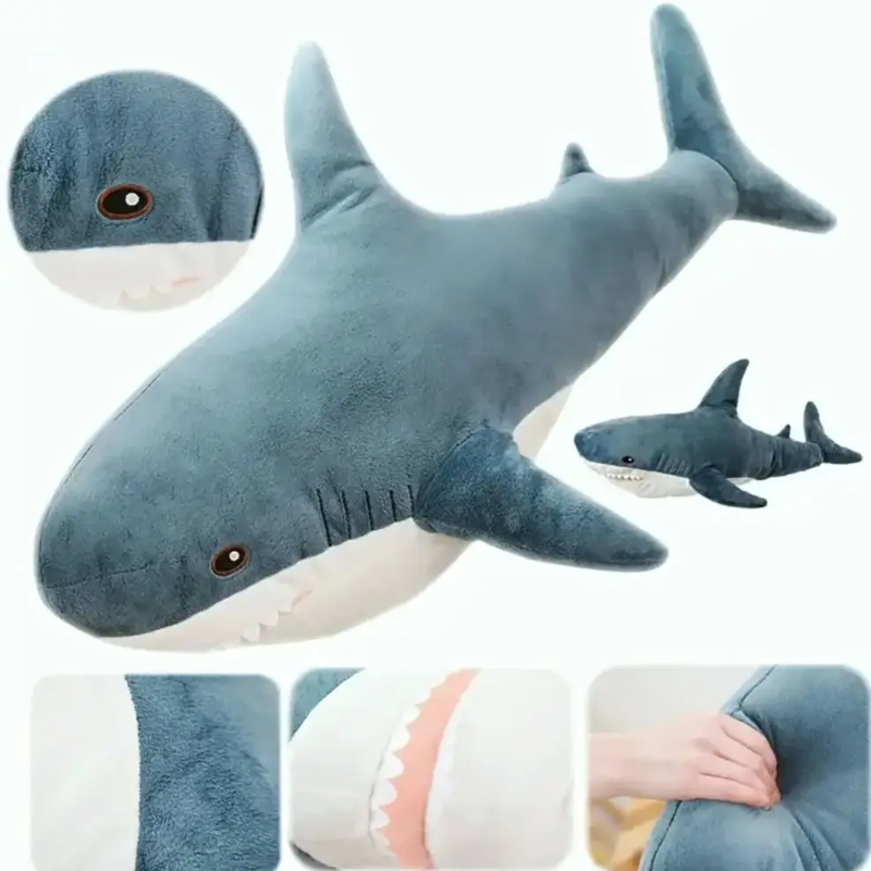 М'яка іграшка Акула-обіймашка 100 см (2541822994) - фото 10 М'яка іграшка Акула-обіймашка 100 см (2541822994) - фото 10