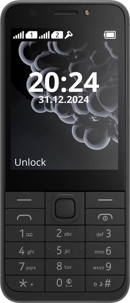 Кнопковий телефон Nokia 230 2 SIM 2 Мп 32 ГБ TFT 1450 mAh Black - фото 1